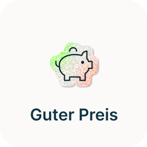 Icon einer Geldbörse aus der oben Geldscheine hervorschauen