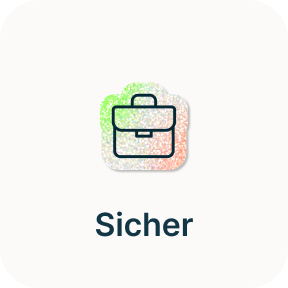 Icon eines Schutzschilds mit einem Haken in der Mitte